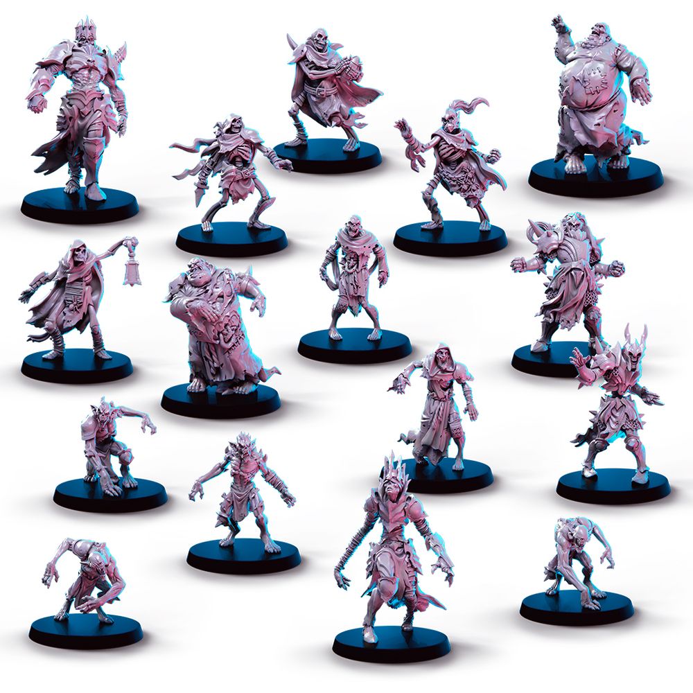 Londo Bay – Shambling Undead – High Quality Miniatures for Fantasy Football Game – Big Child Creative