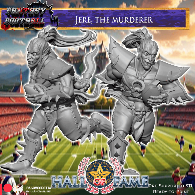 Hall of Fame 3 - Star Players bundle for Fantasy Football Miniature Game Rakovendetta