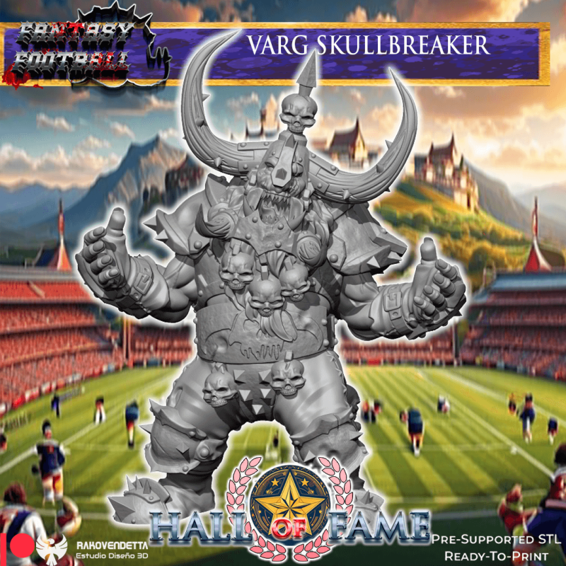 Hall of Fame 3 - Star Players bundle for Fantasy Football Miniature Game Rakovendetta