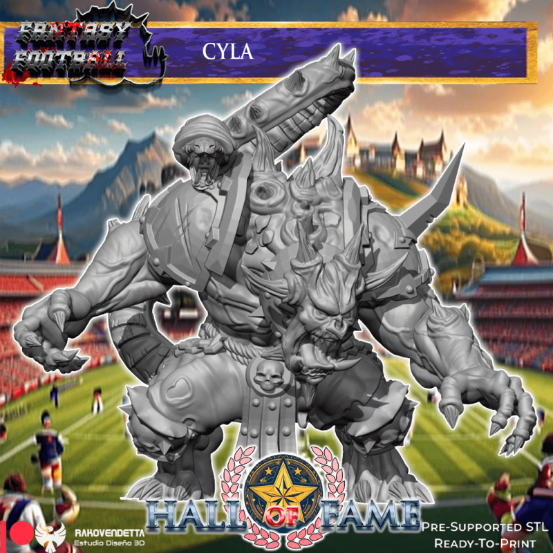 Hall of fame 4 - Star Players for Fantasy Football Miniature Games Rakovendetta
