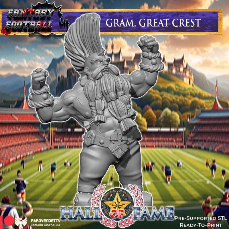Hall of fame 4 - Star Players for Fantasy Football Miniature Games Rakovendetta