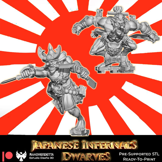 Additional Japanese Infernal Dwarves Team Blood Fantasy Football Bowl Chaos Dwarves Rakovendetta (Copy) - TheMajorLab