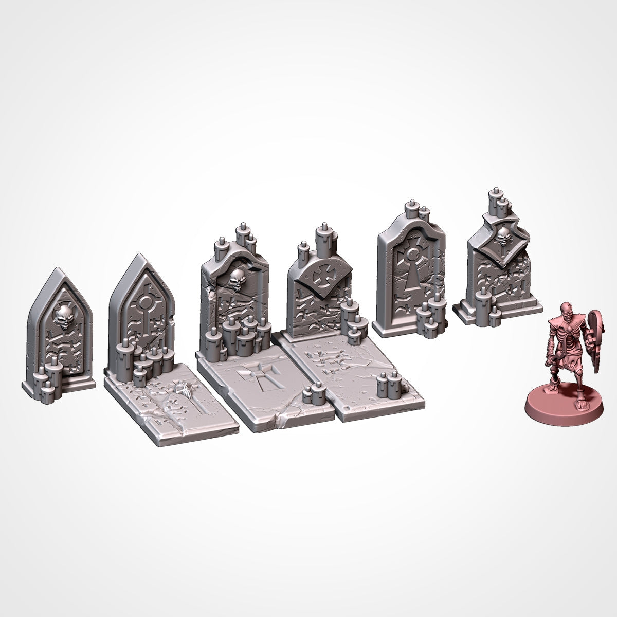 Graveyards - Perfect Warhammer 40k Age of Sigmar Terrain Tabletop Mordheim Scenery Wargame Txarli Factory (Copy)