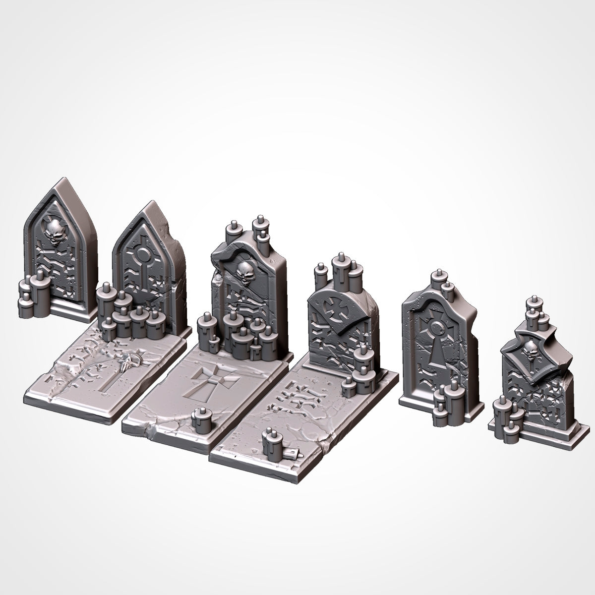 Graveyards - Perfect Warhammer 40k Age of Sigmar Terrain Tabletop Mordheim Scenery Wargame Txarli Factory (Copy)