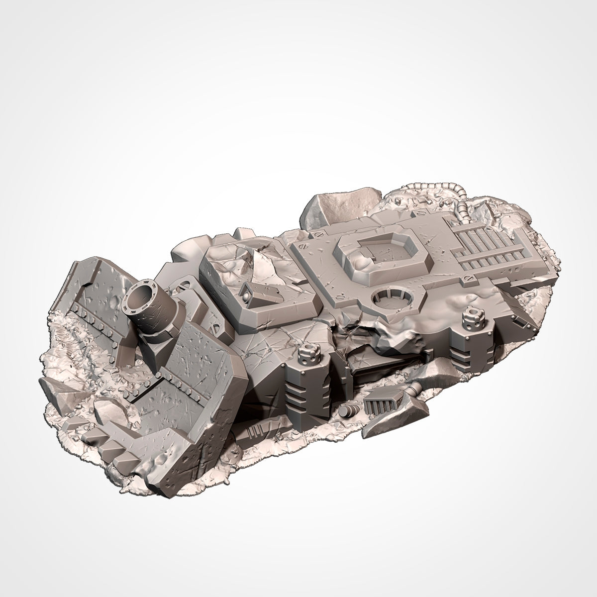 Crushed Vehicles Tank Ruins - Perfect Warhammer 40k Age of Sigmar Terrain Tabletop Mordheim Scenery Wargame Txarli Factory