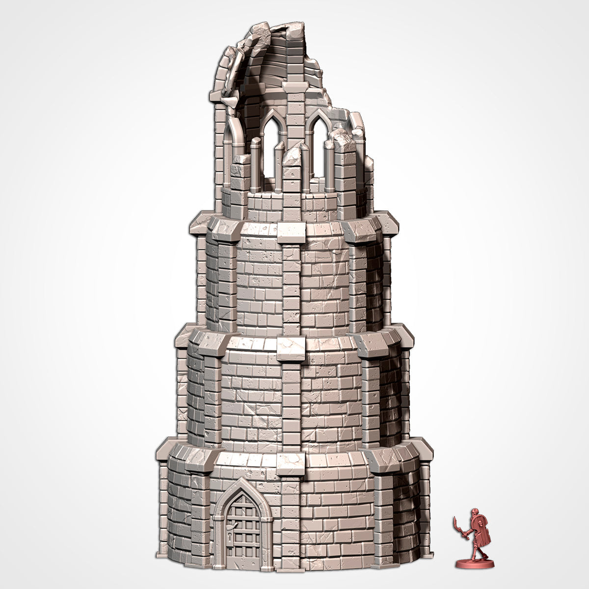 Medieval City Ruins – War-Torn Fantasy Terrain for Warhammer, D&D, and Tabletop Wargames Txarli factory