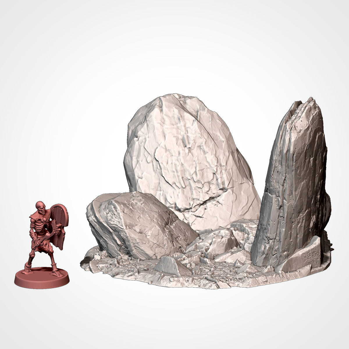 Fantasy Rock Terrain Set – Txarli Factory Designed Scenery for DnD, Warhammer, and Tabletop Wargames Txarli Factory