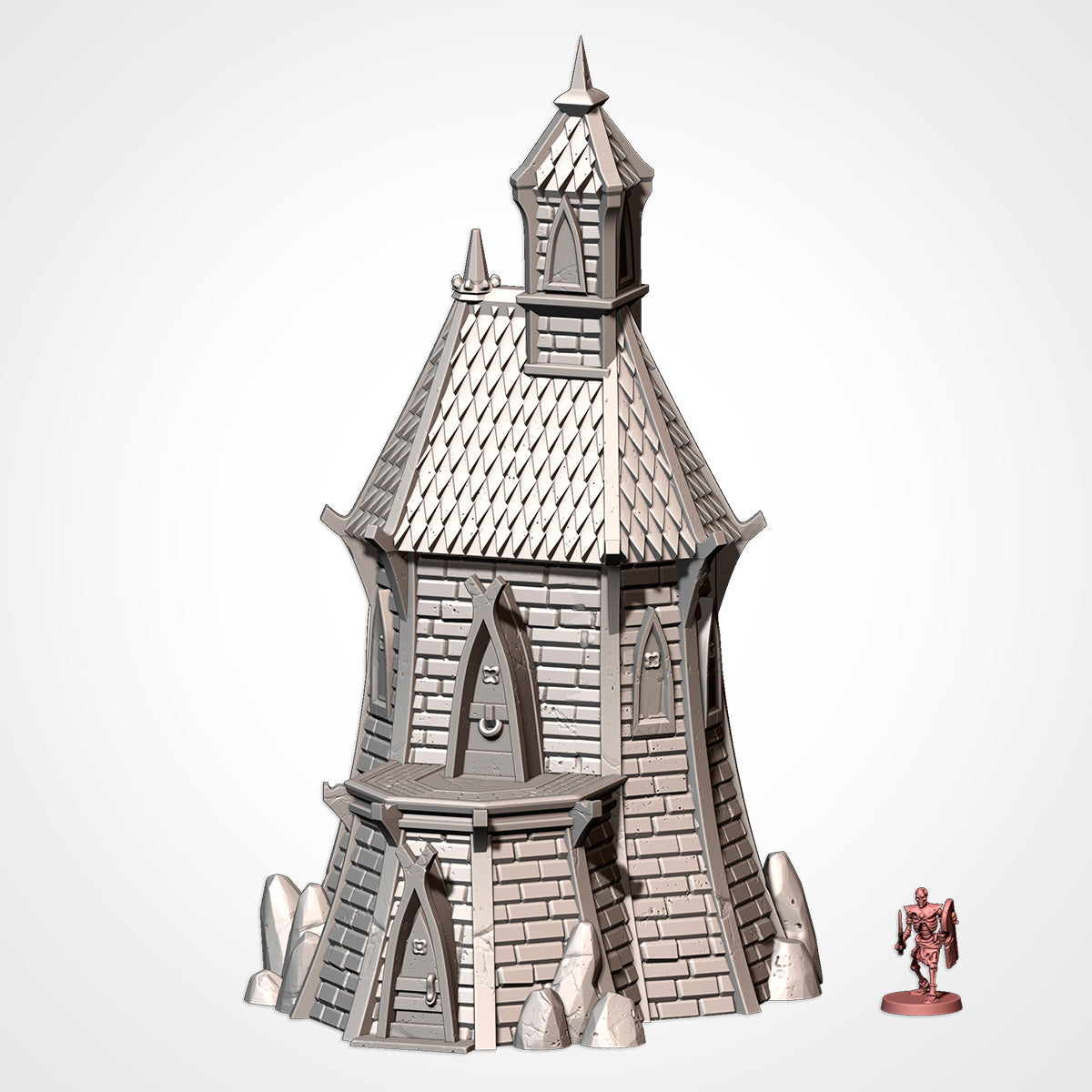 Elven Tower Terrain – Fantasy Skirmish Scenery for DnD, Warhammer AoS & Tabletop Wargames Txarli