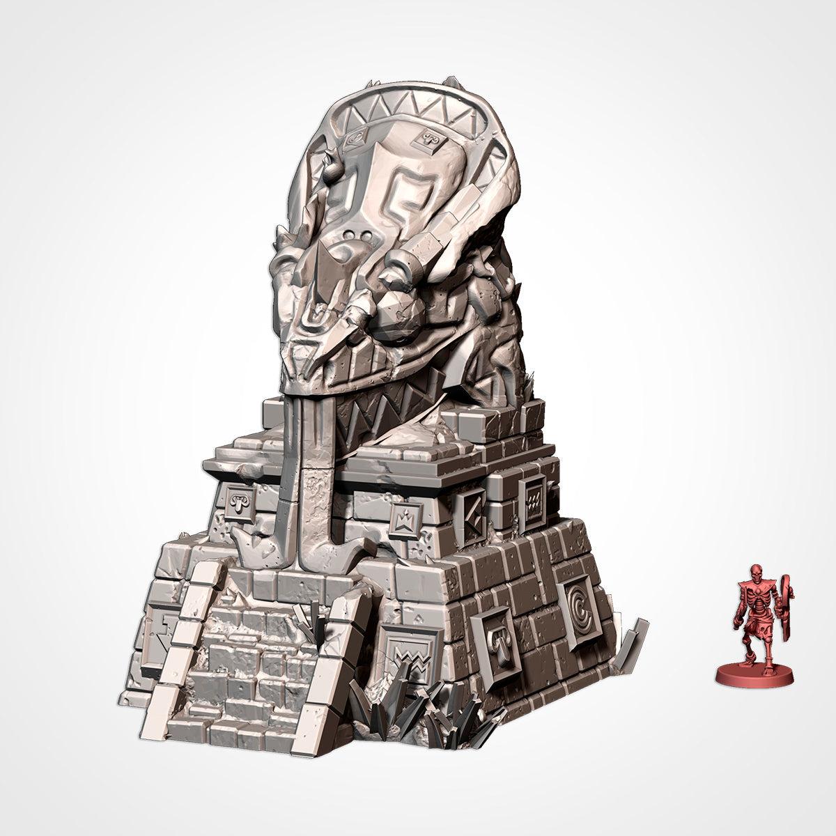 Aztec Ruins Terrain – Ancient Jungle Scenery for Fantasy Skirmish Games & Dungeons and Dragons Txarli Factory