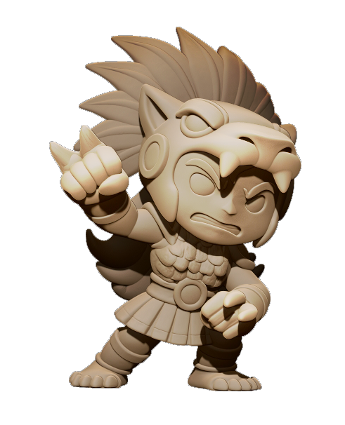 Chibi Amazons – Amazon Fantasy Football Team – High Quality Resin Miniatures – Big Head Chibi