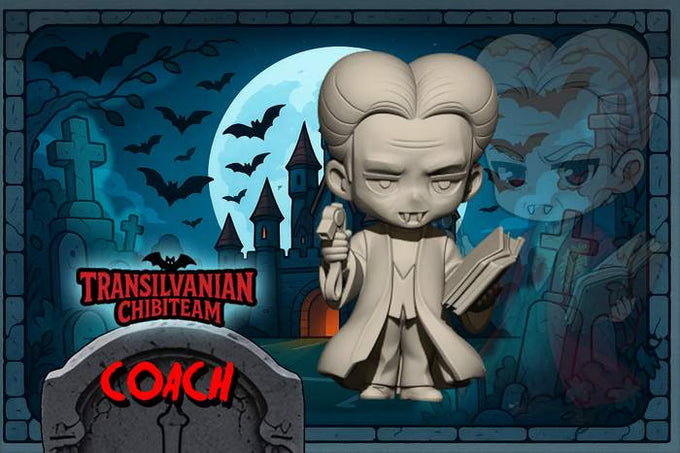 Transilvania Chibi Vampire – Fantasy Football Miniature game Team - Big Head Chibi