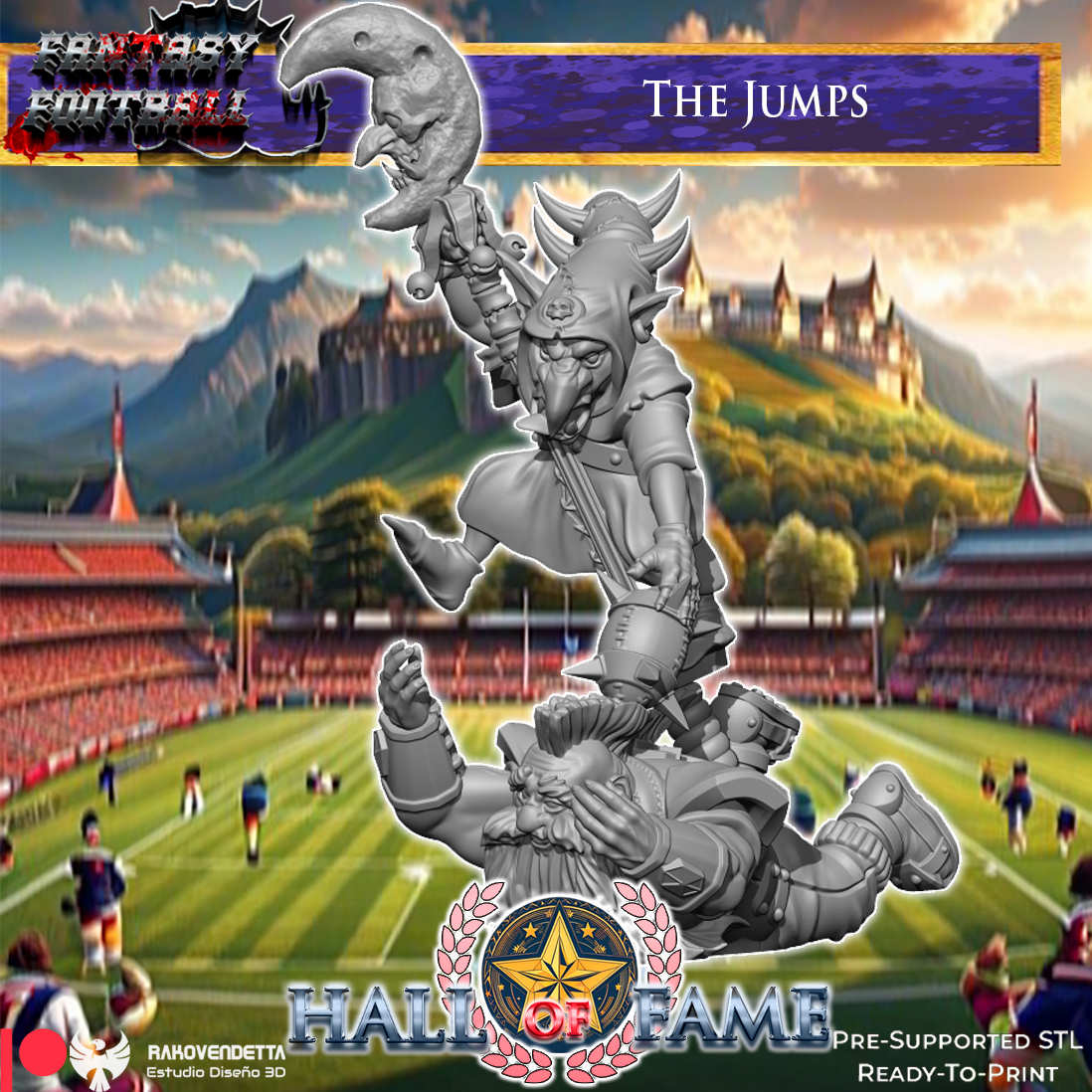 Hall of Fame 6 - Star Players Bundle High Quality Miniatures Rakovendetta