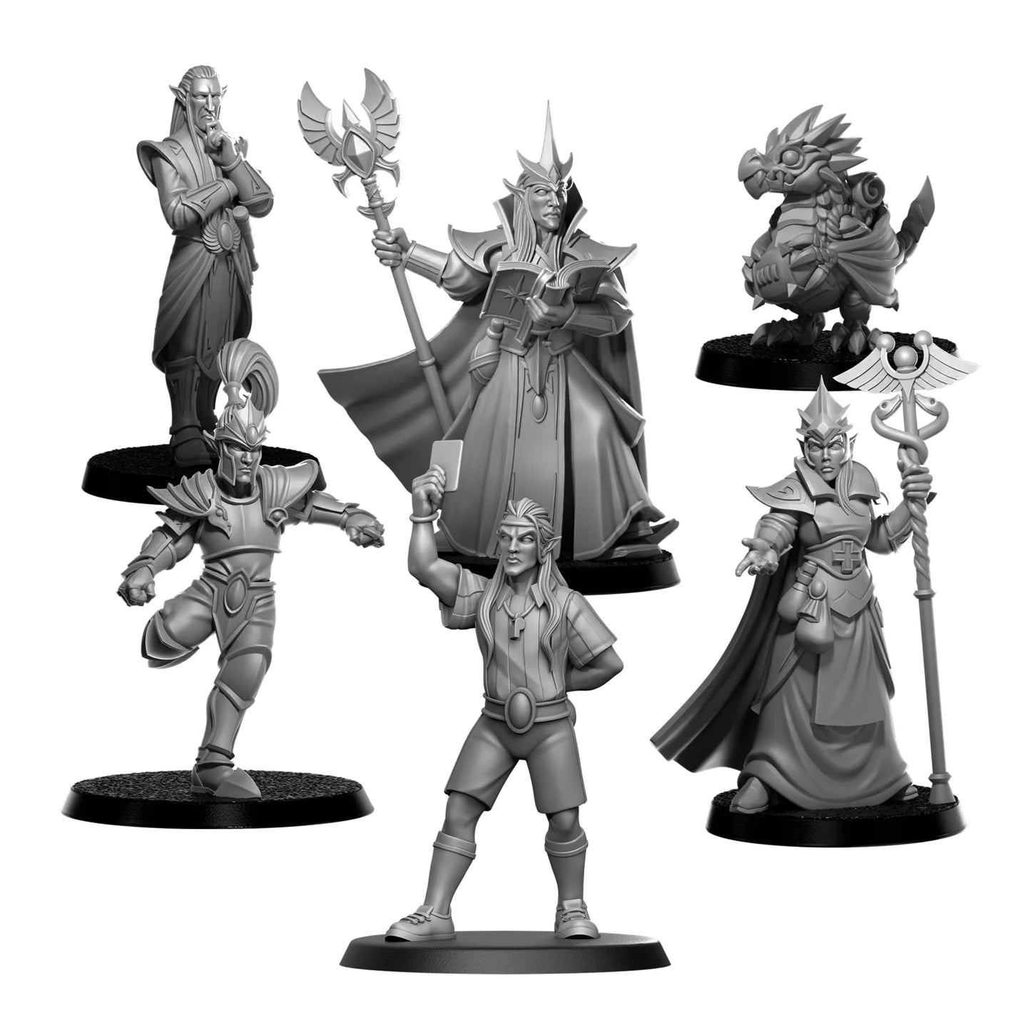 Celestial Champions - High Elves - Team for Fantasy Football Miniature Tabletop Game - Punga Miniature - TheMajorLab