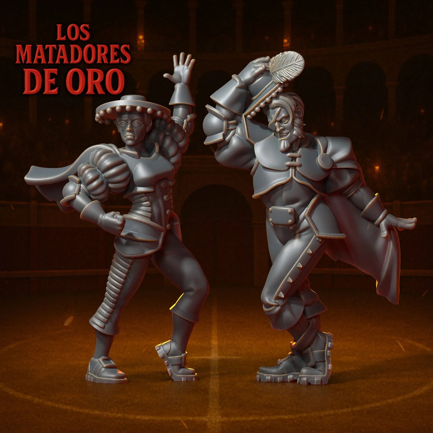 Los Matadores de Oro – Human – High Quality Miniatures for Fantasy Football Game – Punga Miniatures