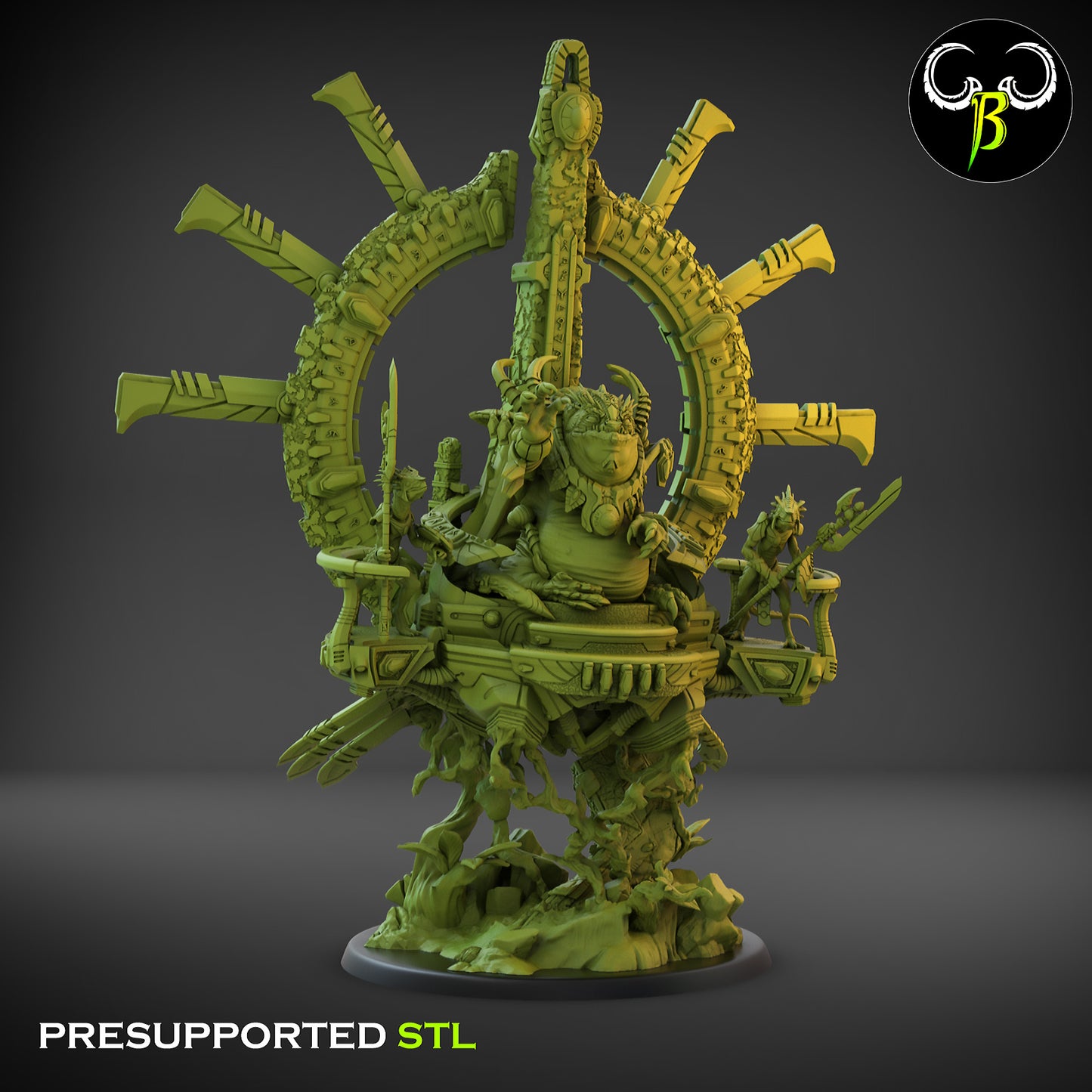 Infinity seer - Starscales - Lizardmen Army - Clay Beast Creations - TheMajorLab