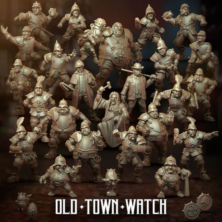 Old Town Watch – Imperial Nobility – High Quality Miniatures for Fantasy Football Game – Punga Miniatures