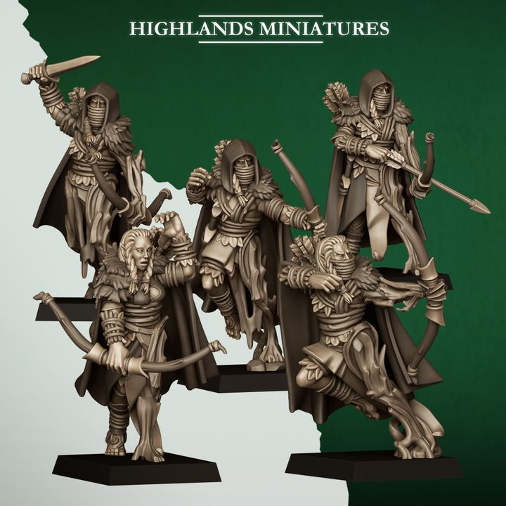 Feral Scouts - Highlands Miniatures - Highlands Miniatures