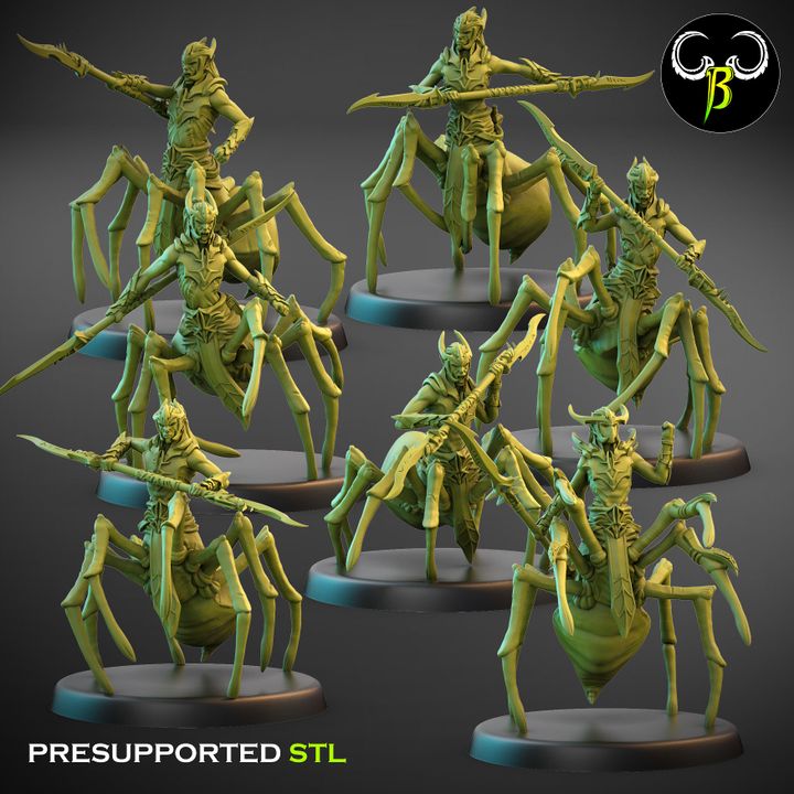 Spider God Favored Melee Squad - ClayBeastCreation