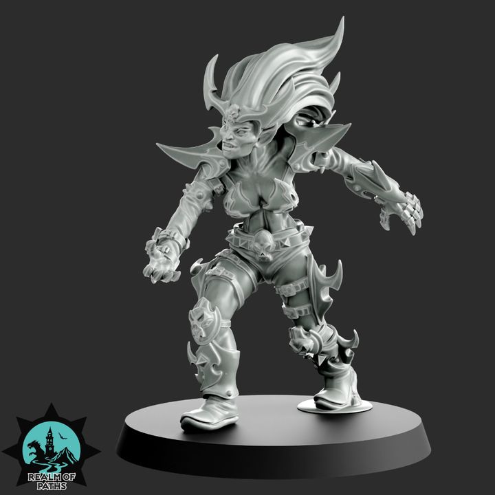 The Blood Moon – Dark Elves – High Quality Miniatures for Fantasy Football Game – Realm of Paths