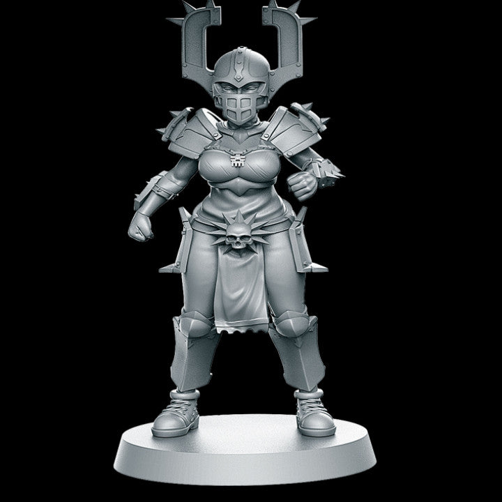 Slaughters Team - 16 High-Quality 3D Print Khorne Miniatures | Blood Fantasy Football Bowl | Mythbowl RN Estudio
