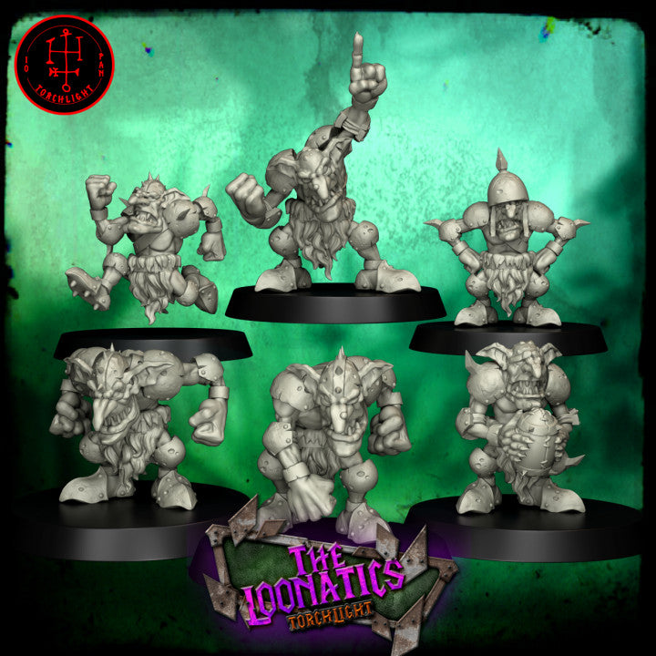 The Loonatics – Goblins – High Quality Miniatures for Fantasy Football Game – Torchlight Models - TheMajorLab