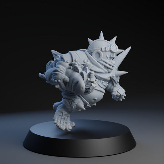 Halfling Bruiser Fantasy Football Star Player Brutefun Miniatures - TheMajorLab
