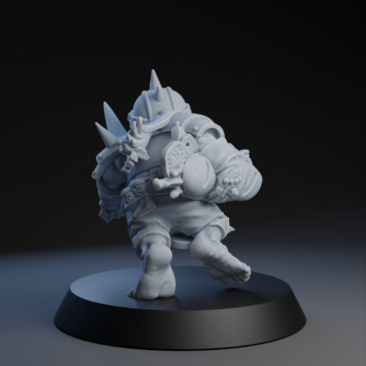 Halfling Bruiser Fantasy Football Star Player Brutefun Miniatures - TheMajorLab
