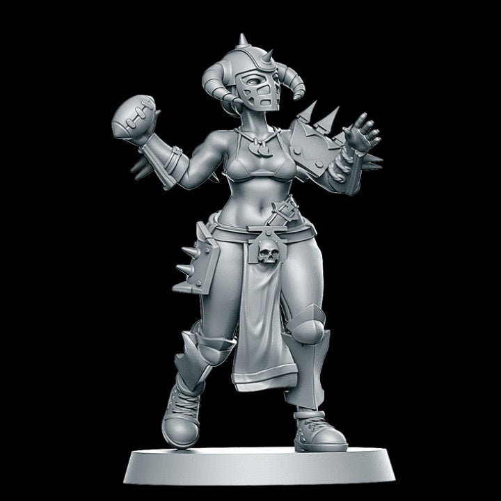 Slaughters Team - 16 High-Quality 3D Print Khorne Miniatures | Blood Fantasy Football Bowl | Mythbowl RN Estudio