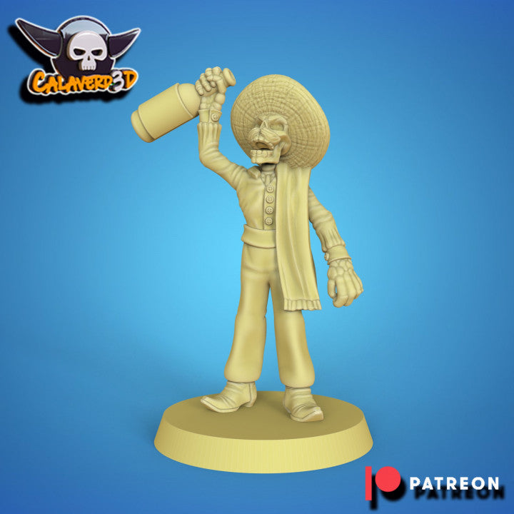 Dia de Muertos Team Undead Tomb Kings Fantasy Football Calaverd3D