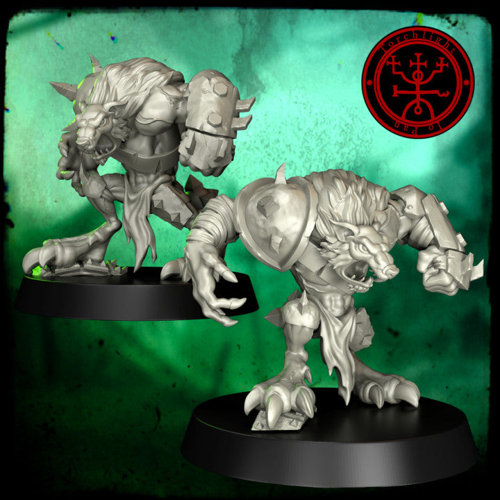 SEVEN SEWER SINKS Skaven Team - High-Quality 3D Print Miniatures | Blood Fantasy Football Bowl | Torchlight Models