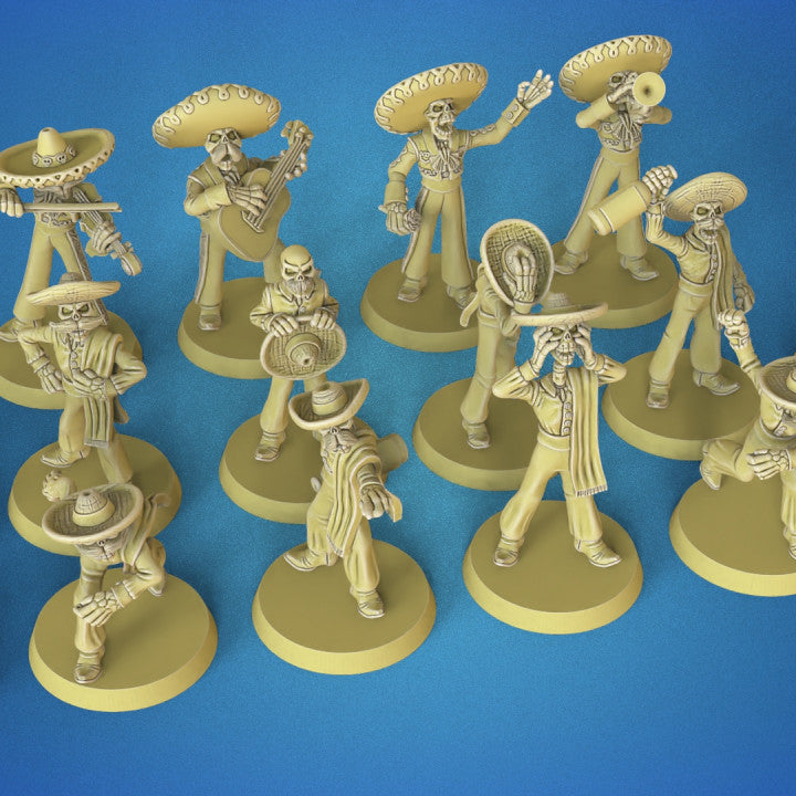 Dia de Muertos Team Undead Tomb Kings Fantasy Football Calaverd3D