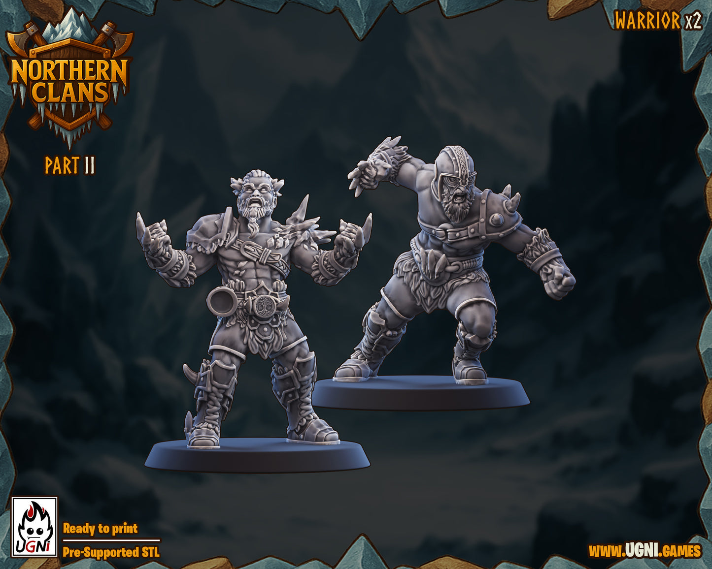 Northern Clans β Norse Fantasy Football Team High Quality Resin Miniatures β UGNI Miniatures