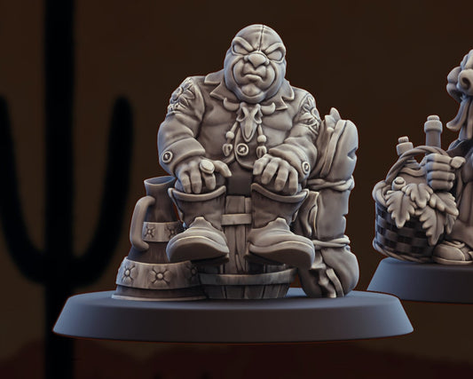 Los Lunchadores Coach Halfling Team Blood Fantasy Football Bowl Ugni Miniatures