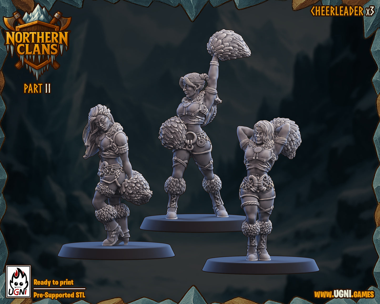 Northern Clans β Norse Fantasy Football Team High Quality Resin Miniatures β UGNI Miniatures