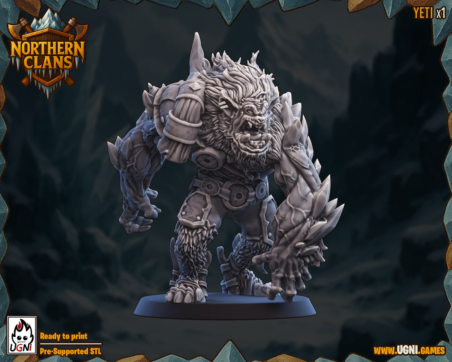 Northern Clans β Norse Fantasy Football Team High Quality Resin Miniatures β UGNI Miniatures