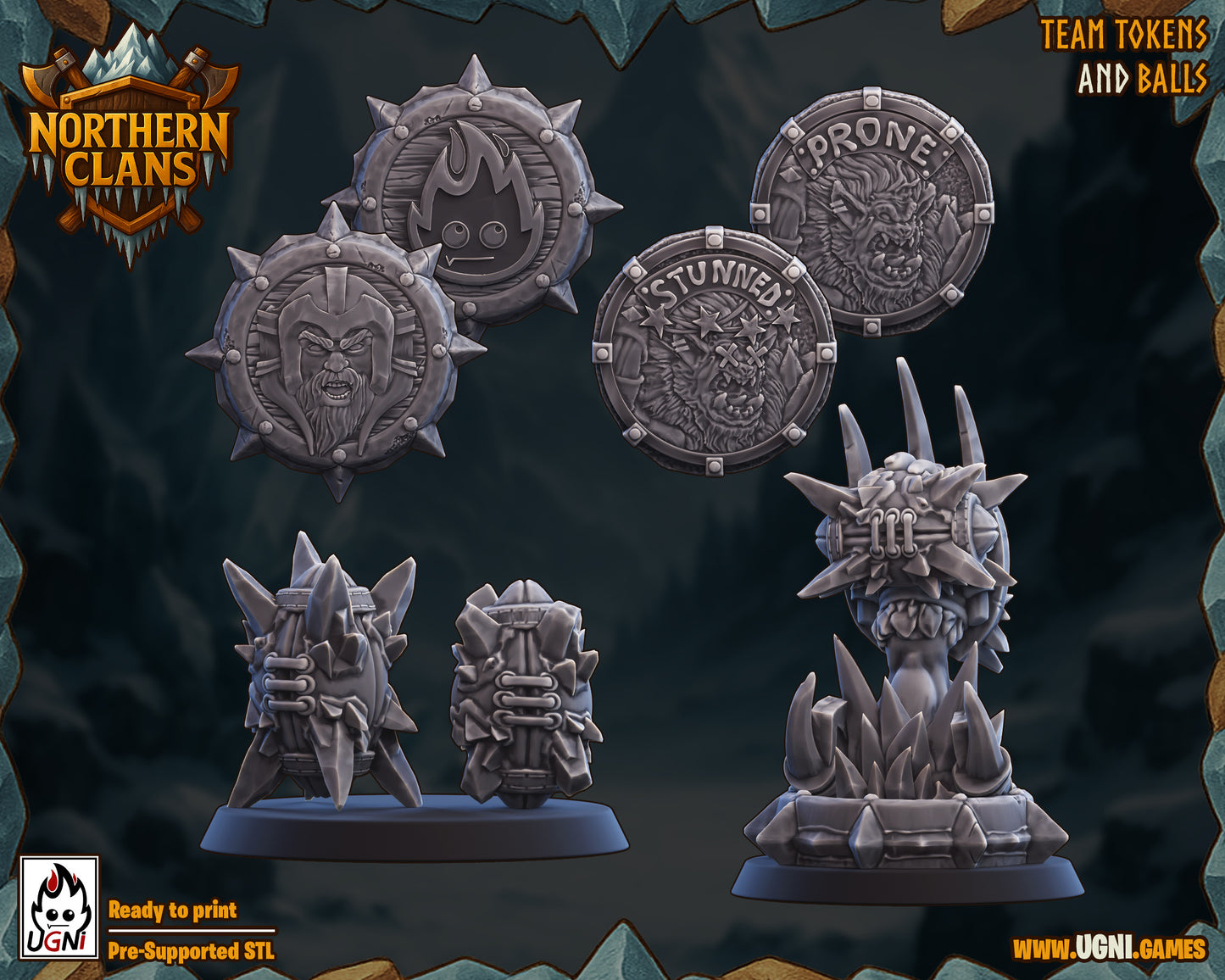 Northern Clans β Norse Fantasy Football Team High Quality Resin Miniatures β UGNI Miniatures