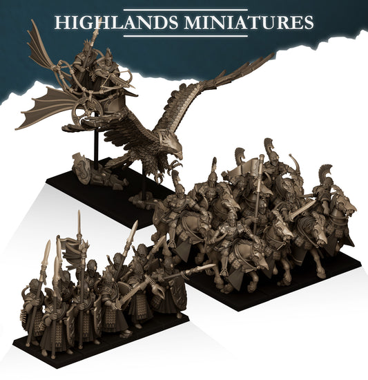 Aegean Elves army High Quality Miniatures Highlands Miniatures
