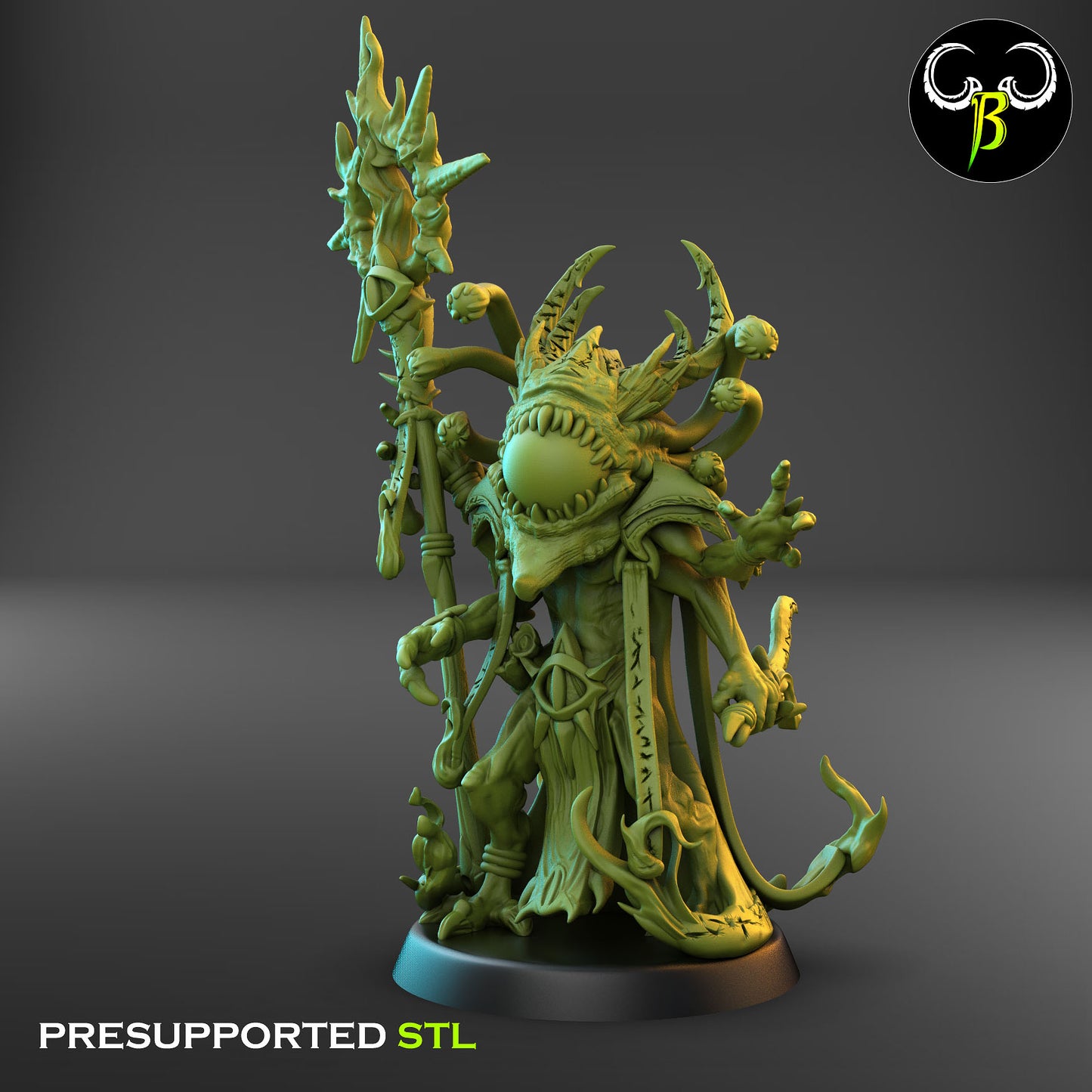 Apostle of Divination - Dark Legion - Chaos Army - Clay Beast Creations