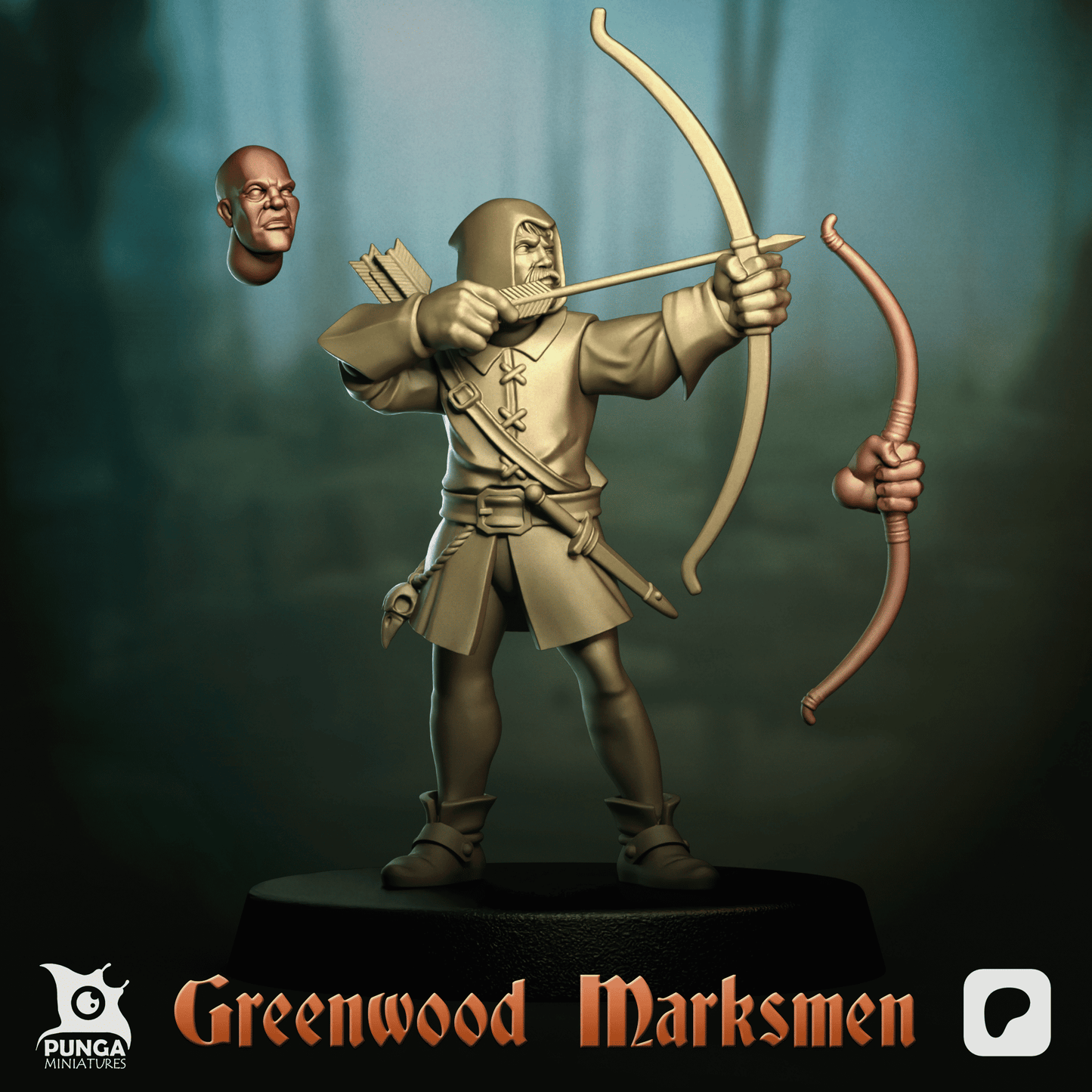 The Greenwood Marksmen – Human Warband (12 Miniatures) by Punga Miniatures