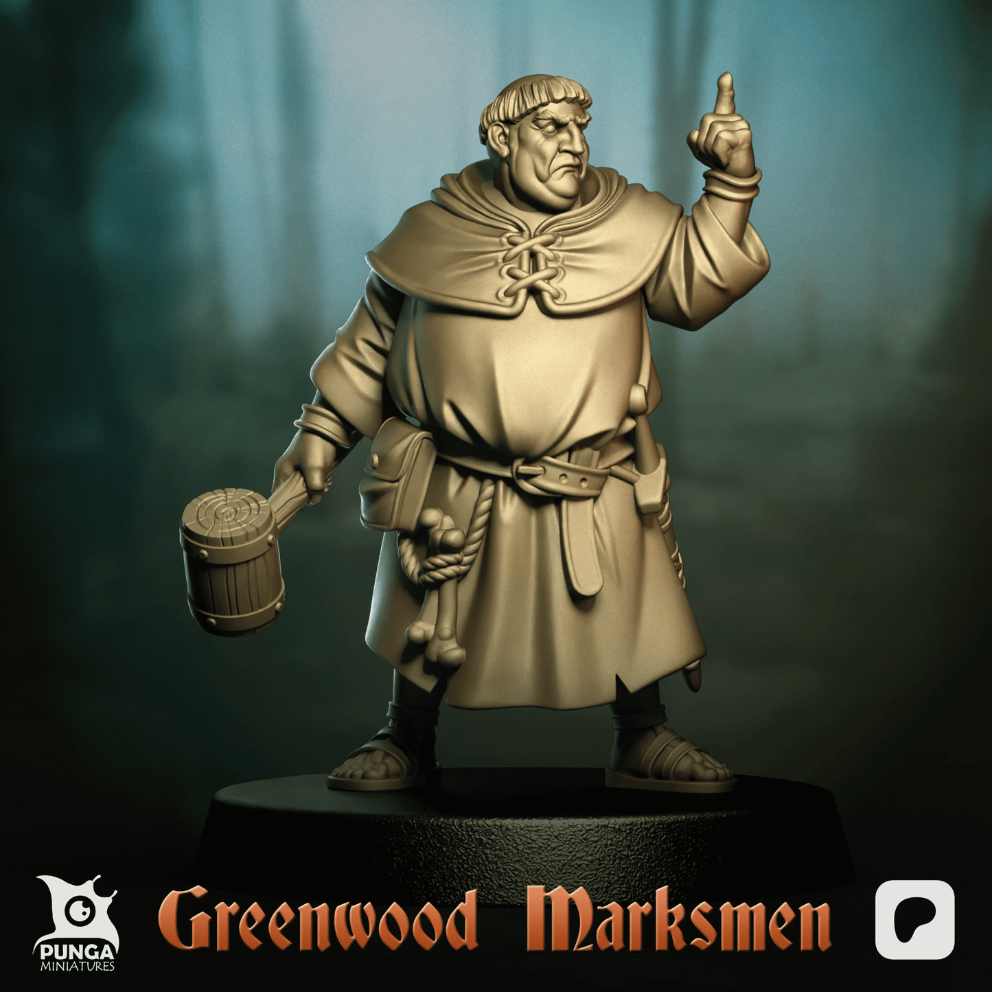 The Greenwood Marksmen – Human Warband (12 Miniatures) by Punga Miniatures