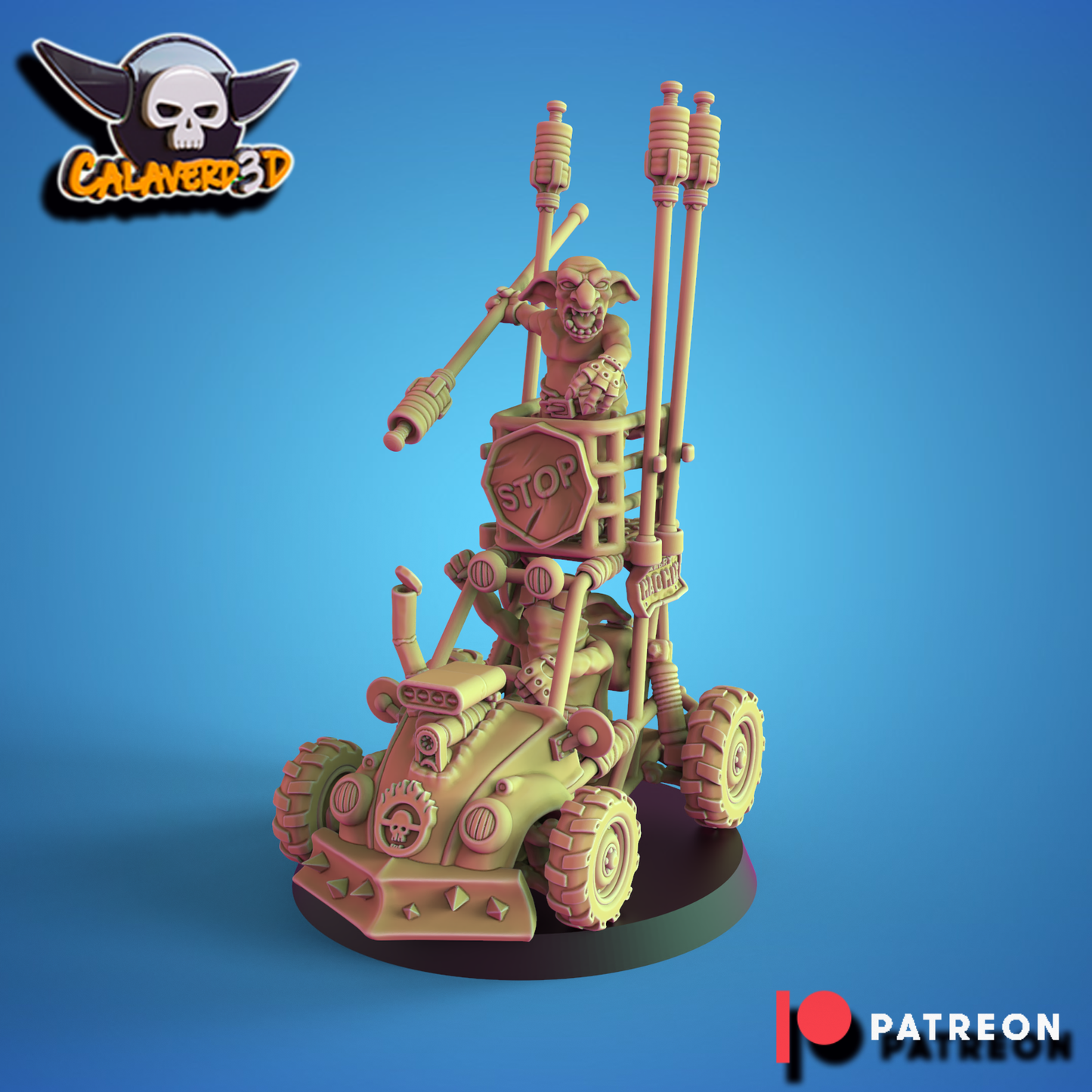 Small Max Goblin Team - 17 High-Quality 3D Print Miniatures| Blood Fantasy Football Bowl | Calaverd3D