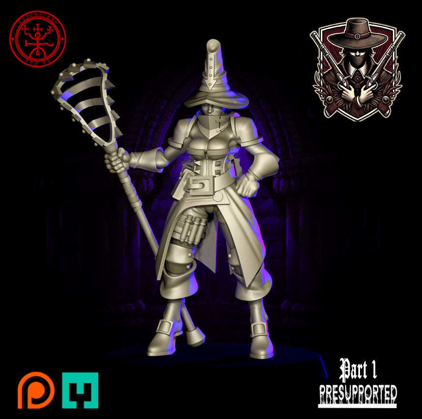 The Unexpected Inquisition Team - 15 High-Quality 3D Print Human Miniatures | Blood Fantasy Football Bowl | Torchlight Models