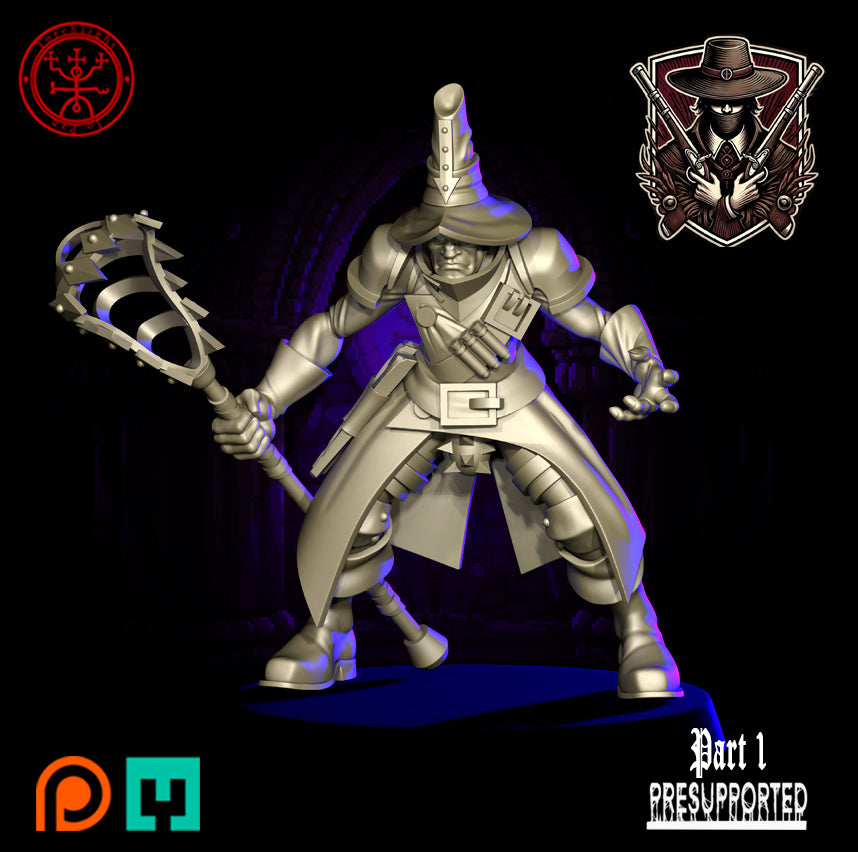 The Unexpected Inquisition Team - 15 High-Quality 3D Print Human Miniatures | Blood Fantasy Football Bowl | Torchlight Models