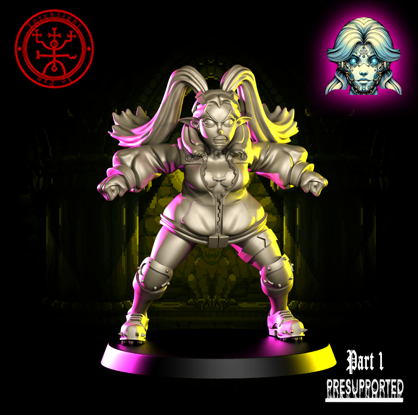The Zonerunners – Elven Blood Fantasy Football Bowl Team (15 Miniatures, High Quality Resin, Torchlight)