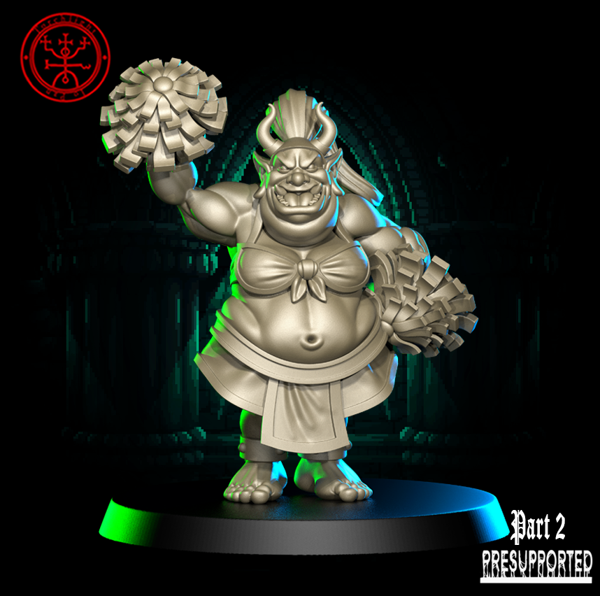 The Tengu Terrors – Ogres – High Quality Miniatures for Fantasy Football Game – Torchlight Models