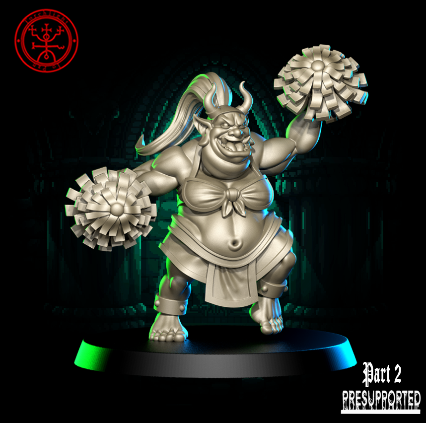The Tengu Terrors – Ogres – High Quality Miniatures for Fantasy Football Game – Torchlight Models