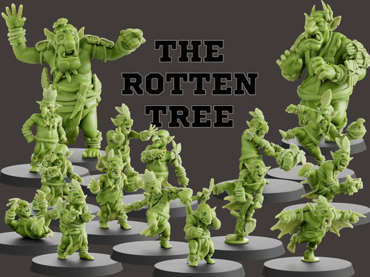 Goblin Team The Rotten Tree Blood Fantasy Football Bowl Realm of paths - TheMajorLab