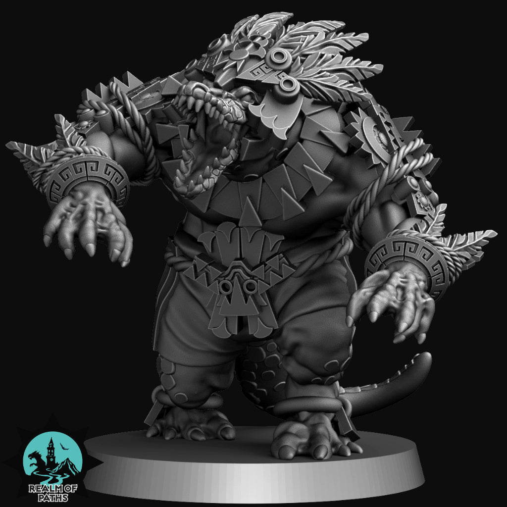 Cold Blooded – 16 High-Quality 3D Print Lizardmen Miniatures | Blood Fantasy Football Bowl | Realm of Paths
