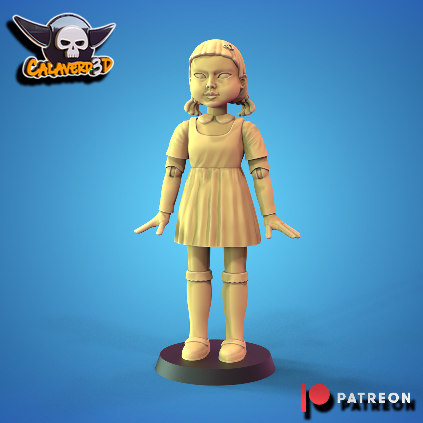 Squid Game Human Fantasy Football Team 16 High Quality Miniatures Calaverd3D