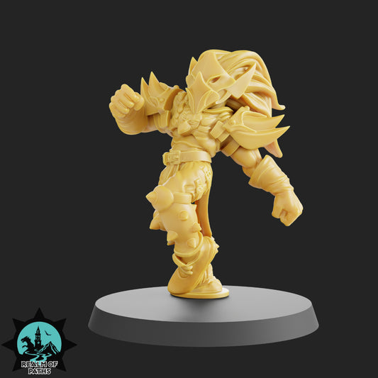 The Birds Team - 15 High-Quality 3D Print High Elf Miniatures | Blood Fantasy Football Bowl | Realm of Paths